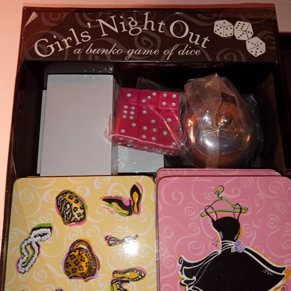 BOARD GAME GIRLS' NIGHT OUT DICE GAME OF FUN AND EXCITEMENT  4 TO 12 PLAYERS - Picture 2 of 9
